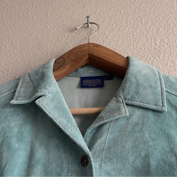 Pendleton Suede Button Up Shacket - Picture 3 of 12